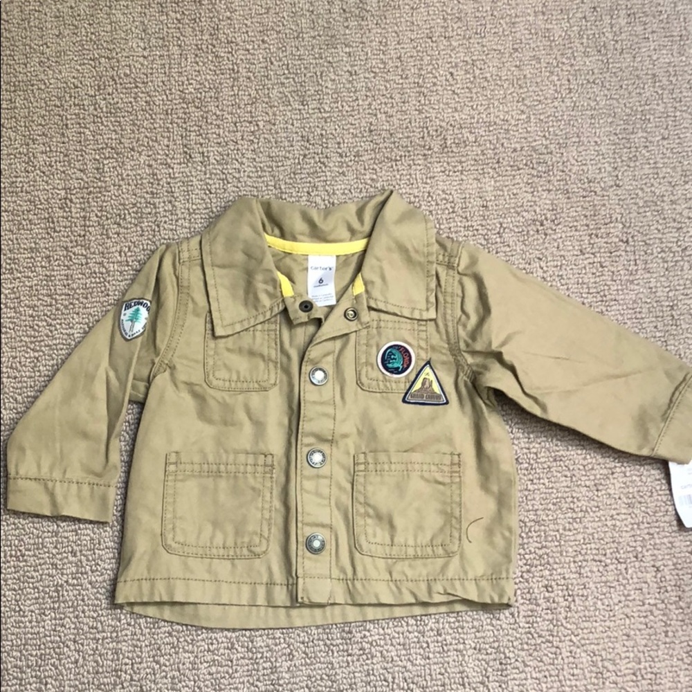 Carter’s safari style jacket 6 months